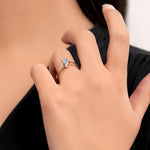 Load image into Gallery viewer, 0.39 Karat EF SI Diamond Solitaire Ring
