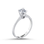 Load image into Gallery viewer, 0.50 Karat EF SI Solitaire Diamond Ring