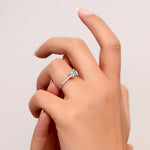 Load image into Gallery viewer, 0.50 Karat EF SI Solitaire Diamond Ring