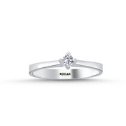 0.09 Karat EF SI Solitaire Diamond Ring