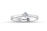 0.10 Karat EF SI Solitaire Diamond Ring