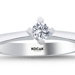 Load image into Gallery viewer, 0.15 Karat EF SI Solitaire Diamond Ring