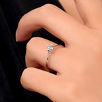 Load image into Gallery viewer, 0.15 Karat EF SI Solitaire Diamond Ring