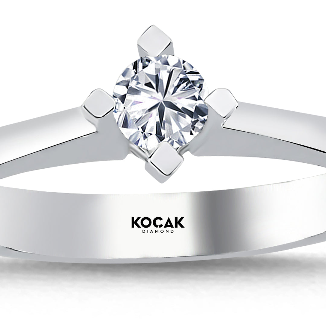 0.25 Karat EF SI Solitaire Diamond Ring