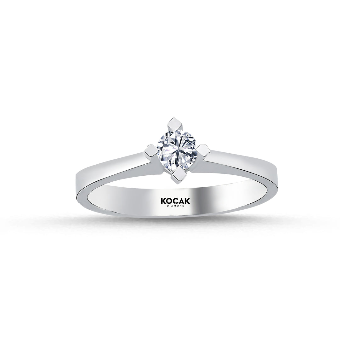 0.25 Karat EF SI Solitaire Diamond Ring