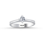 0.25 Karat EF SI Solitaire Diamond Ring