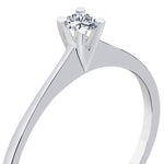Load image into Gallery viewer, 0.10 Karat EF SI Solitaire Diamond Ring