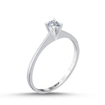 Load image into Gallery viewer, 0.15 Karat EF SI Solitaire Diamond Ring