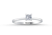 0.20 Karat EF SI Solitaire Diamond Ring