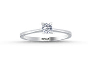 0.25 Karat EF SI Solitaire Diamond Ring