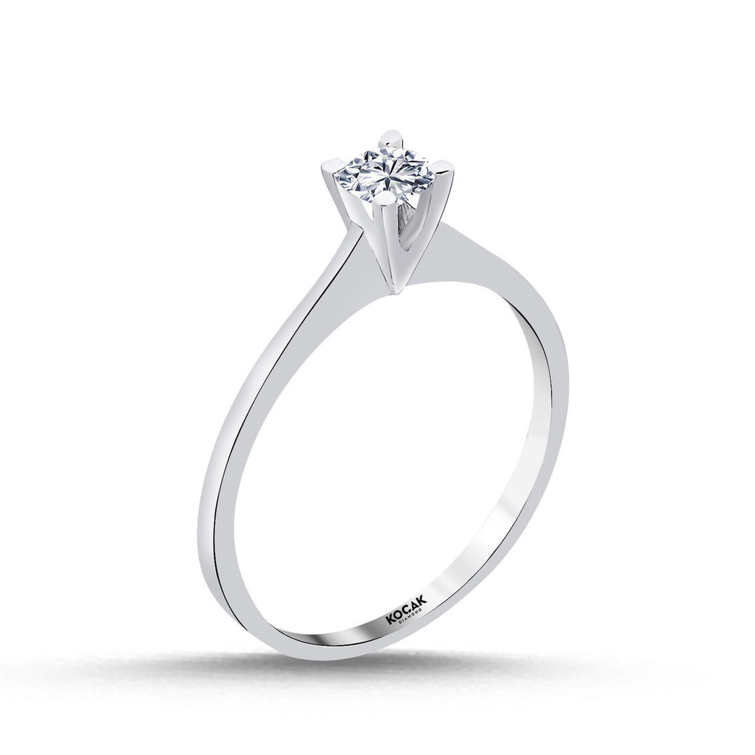 0.25 Karat EF SI Solitaire Diamond Ring