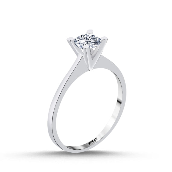 0.40 Karat EF SI Solitaire Diamond Ring