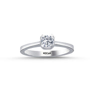 0.40 Karat EF SI Solitaire Diamond Ring