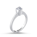 Load image into Gallery viewer, 0.40 Karat EF SI Solitaire Diamond Ring