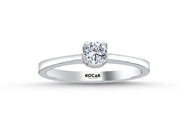 0.25 Karat EF SI Solitaire Diamond Ring