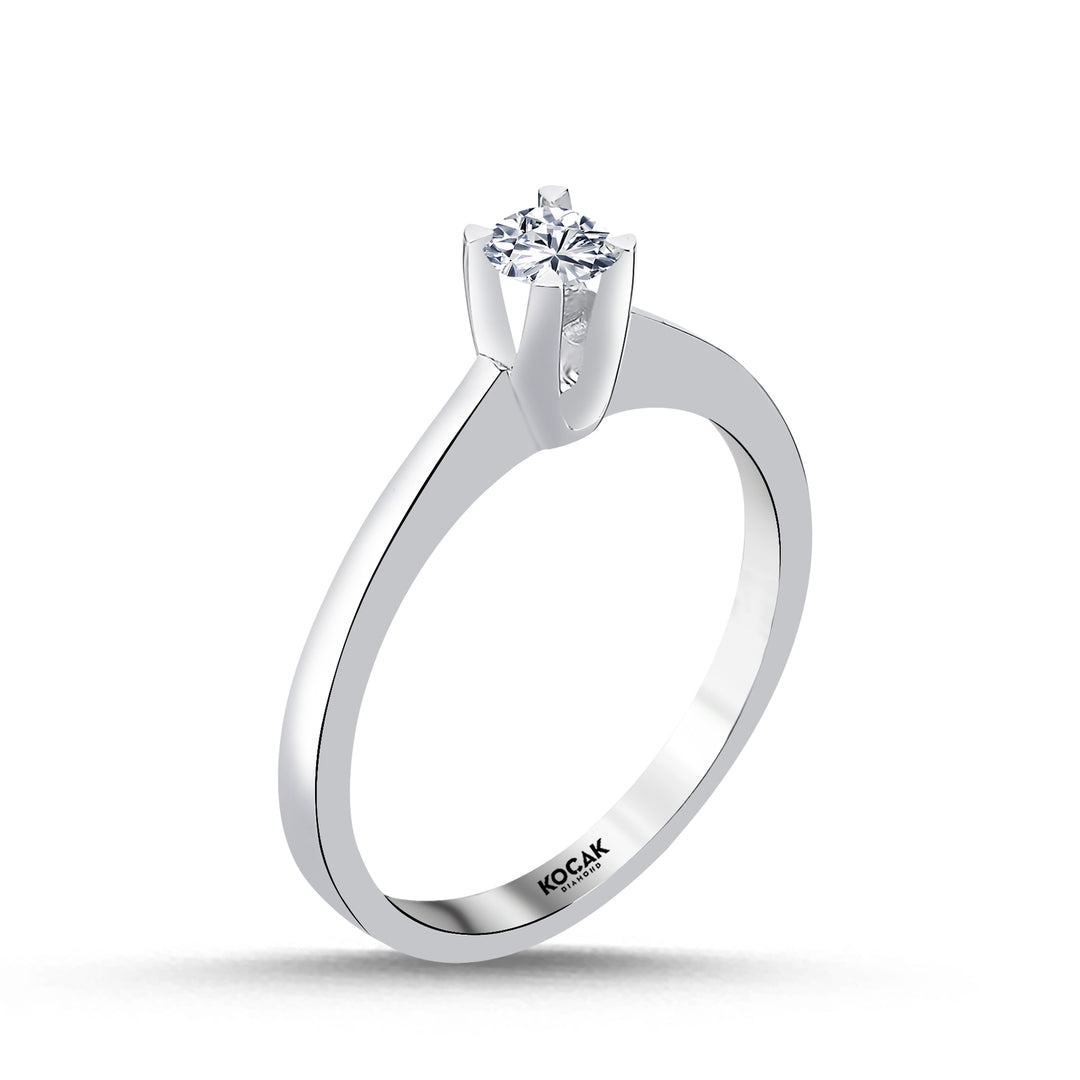 0.25 Karat EF SI Solitaire Diamond Ring