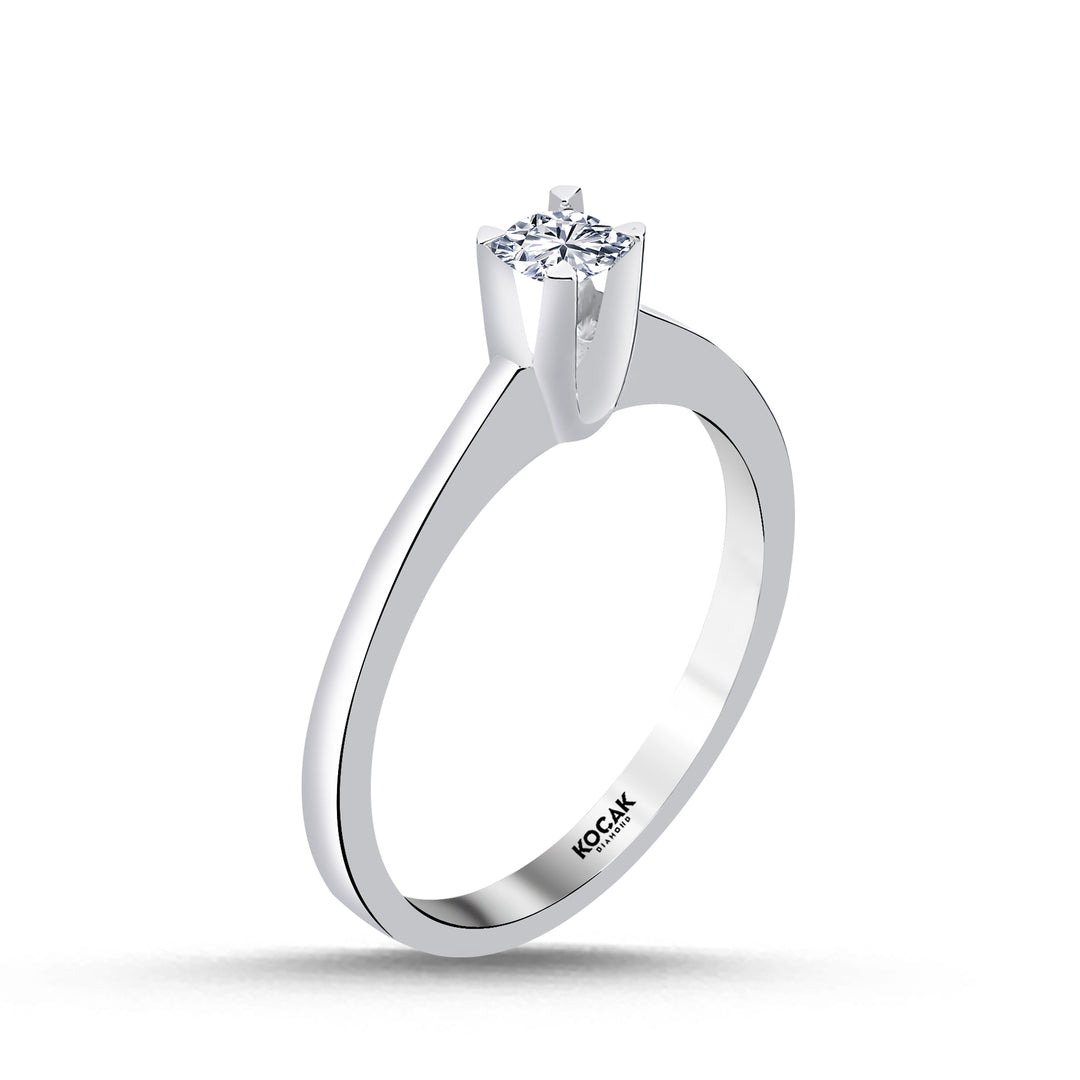 0.20 Karat EF SI Solitaire Diamond Ring