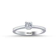 0.20 Karat EF SI Solitaire Diamond Ring