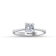 0.50 Karat EF SI Solitaire Diamond Ring