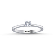 0.15 Karat EF SI Solitaire Diamond Ring