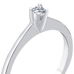 Load image into Gallery viewer, 0.09 Karat EF SI Diamond Solitaire Ring