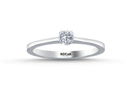 0.09 Karat EF SI Diamond Solitaire Ring