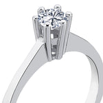 Load image into Gallery viewer, 0.39 Karat EF SI Diamond Solitaire Ring