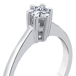 Load image into Gallery viewer, 0.30 Karat EF SI Diamond Solitaire Ring