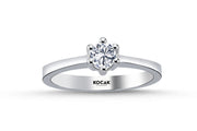 0.30 Karat EF SI Diamond Solitaire Ring