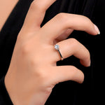 Load image into Gallery viewer, 0.30 Karat EF SI Diamond Solitaire Ring