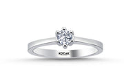 0.25 Karat EF SI Solitaire Diamond Ring
