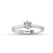 0.25 Karat EF SI Solitaire Diamond Ring