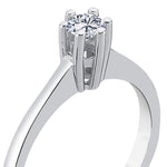 Load image into Gallery viewer, 0.25 Karat EF SI Solitaire Diamond Ring