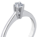 Load image into Gallery viewer, 0.20 Karat EF SI Solitaire Diamond Ring