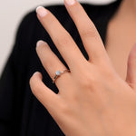 Load image into Gallery viewer, 0.20 Karat EF SI Solitaire Diamond Ring