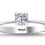 Load image into Gallery viewer, 0.30 Karat EF SI Diamond Solitaire Ring