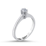 Load image into Gallery viewer, 0.19 Karat EF SI Diamond Solitaire Ring