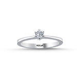 Load image into Gallery viewer, 0.15 Karat EF SI Solitaire Diamond Ring