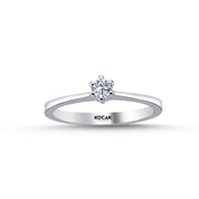 0.15 Karat EF SI Solitaire Diamond Ring