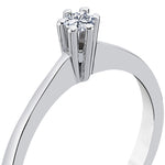 Load image into Gallery viewer, 0.10 Karat EF SI Solitaire Diamond Ring