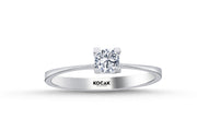0.25 Karat EF SI Solitaire Diamond Ring