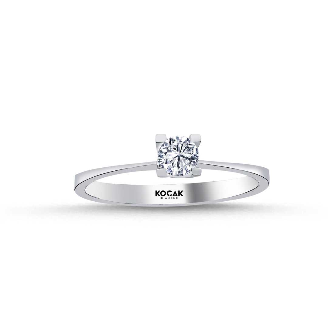 0.25 Karat EF SI Solitaire Diamond Ring
