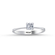 0.25 Karat EF SI Solitaire Diamond Ring