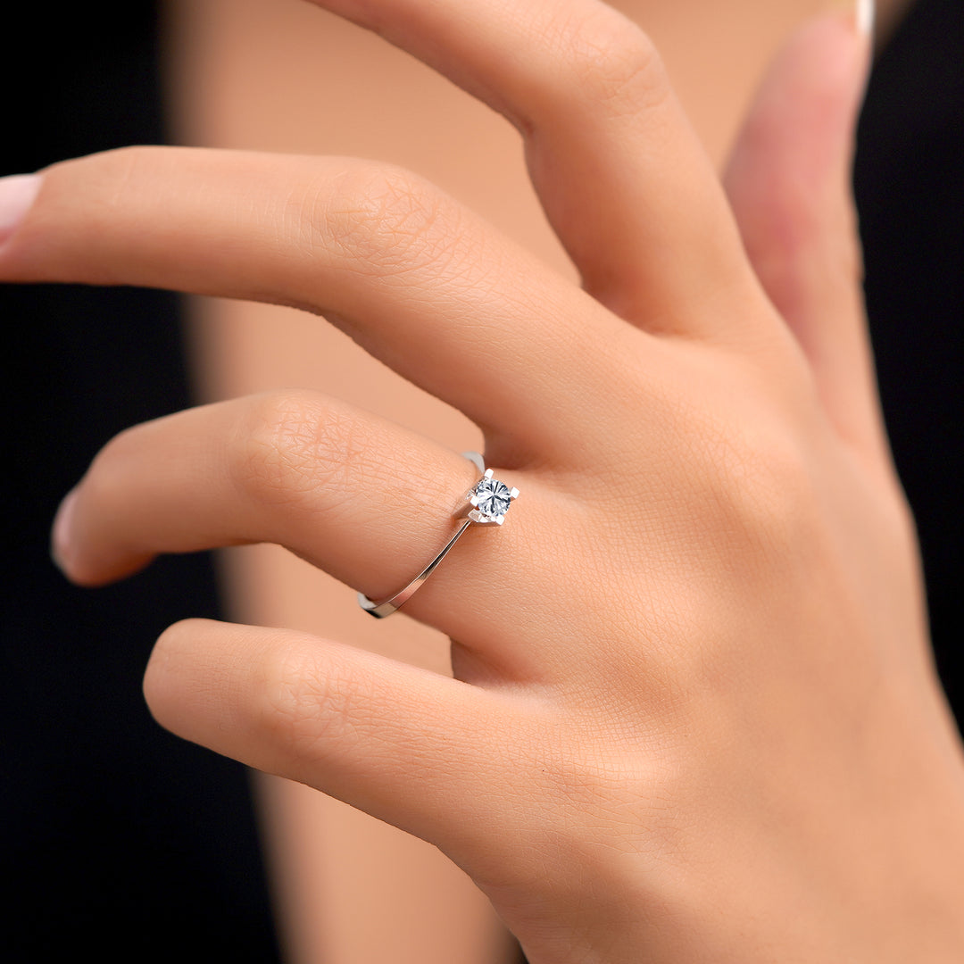 0.25 Karat EF SI Solitaire Diamond Ring