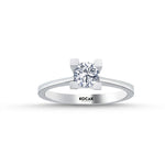 Load image into Gallery viewer, 0.50 Karat EF SI Solitaire Diamond Ring