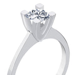 Load image into Gallery viewer, 0.50 Karat EF SI Solitaire Diamond Ring