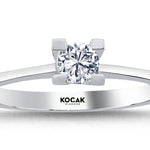 Load image into Gallery viewer, 0.25 Karat EF SI Solitaire Diamond Ring