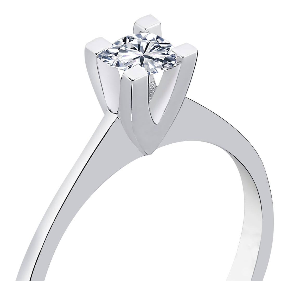 0.25 Karat EF SI Solitaire Diamond Ring