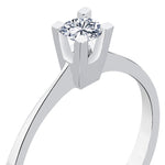 Load image into Gallery viewer, 0.20 Karat EF SI Solitaire Diamond Ring
