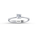 Load image into Gallery viewer, 0.20 Karat EF SI Solitaire Diamond Ring